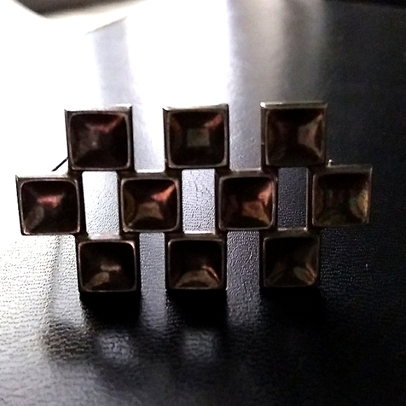 c1960s David Anderson - Norway Sterling Silver Modernist Brooch Pin VINTAGE - Picture 15 of 16